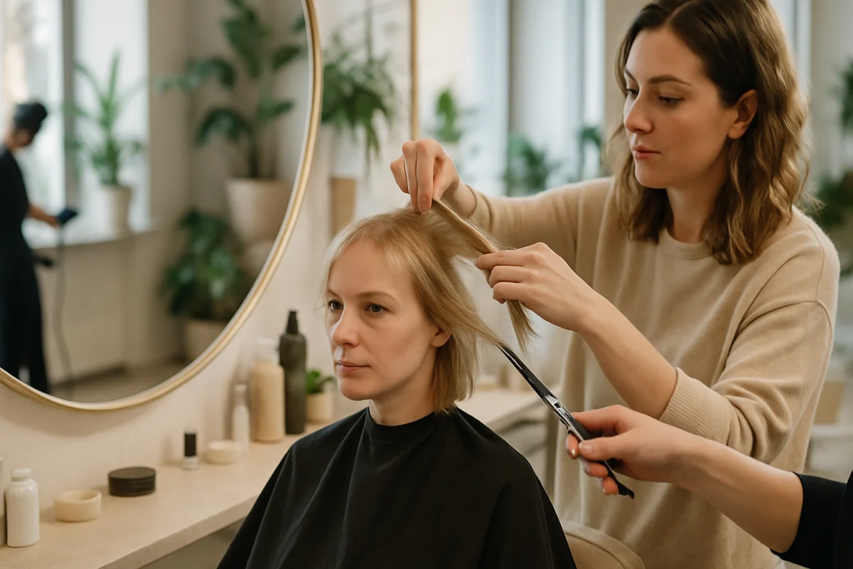 Fryzury i stylizacje dla włosów cienkich — praktyczny przewodnik dla salonu